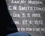 SMUTS C.M. 1889-1973