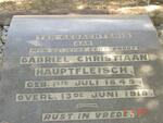 HAUPTFLEISCH Gabriel Christiaan 1845-1918