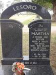 LESORO Martha 1929-1991