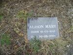 STANTON Alison Mary 1912-2001