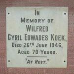 KOEK Wilfred Cyril Edwades -1946
