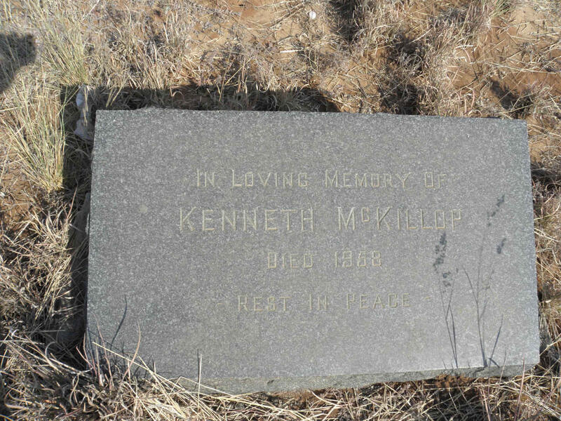 McKILLOP Kenneth -1958