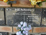 HENNING Magdaleen 1942-2008
