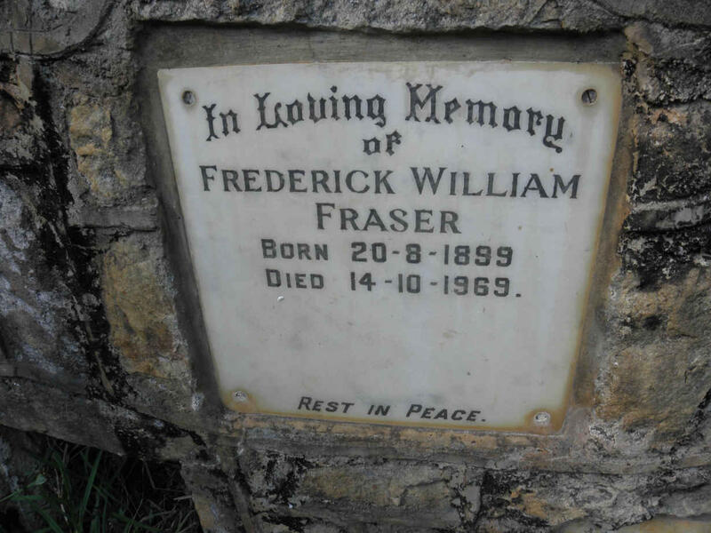 FRASER Frederick William 1899-1969