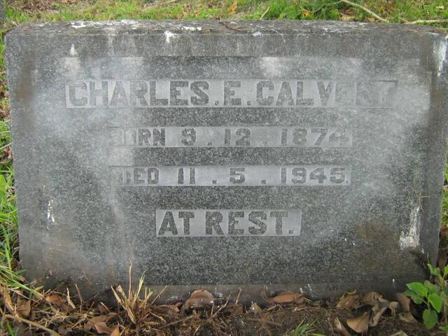 CALVERT Charles E. 1874-1945