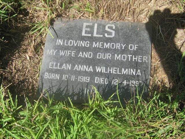 ELS Ellan Anna Wilhelmina 1919-1997