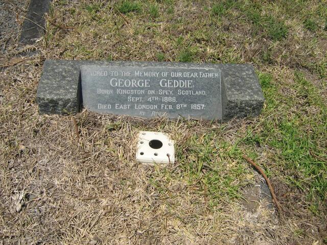 GEDDIE George 1886-1957