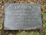 LIEBRUM William Henry 1900-1977 & Alice Louisa 1909-1985