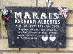 MARAIS Abraham Albertus 1929-2009