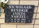 ZYL Nicholaas Hendrik, van 1942-2012