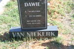 NIEKERK Dawie, van 1969-2003