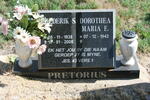 PRETORIUS Frederik S. 1938-2000 & Dorothea Maria E. 1942-