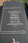 ROODT Maria C. nee LE RICHE 1930-1999