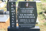 TERBLANCHE Glaudina Gertruida 1936-2003