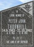 THORNHILL Peter John 1963-1992