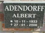 ADENDORFF Albert 1933-2006