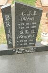 BRINK C.J.B. 1914-1987 & S.E.D. 1921-1989