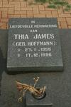 JAMES Thia nee HOFFMANN 1956-1996