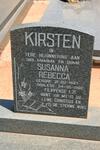 KIRSTEN Susanna Rebecca 1907-1980