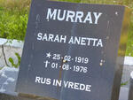 MURRAY Sarah Anetta 1919-1976