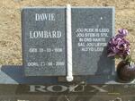 LOMBARD Dawie 1938-2000
