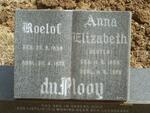 PLOOY Roelof, du 1898-1975 & Anna Elizabeth VENTER 1899-1979