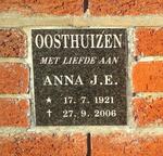 OOSTHUIZEN Anna J.E. 1921-2006