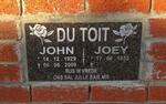 TOIT John, du 1929-2009 & Joey 1932-
