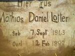 LOTTER Mathias Daniel 1863-1899