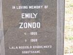 ZONDO Emily 1860-1968