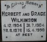 WILKINSON Herbert 1904-1976 & Grace 1904-1990