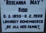 KIDD Roseanna May 1895-1988