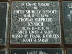 KYNOCH Thomas Shepherd 1913-2001 & Edith Shirley 1916-1994