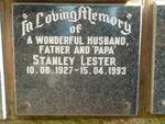 LESTER Stanley 1927-1993