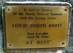 KNOTT Leslie Joseph -1996