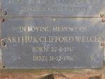 WELCH Arthur Clifford 1917-1986