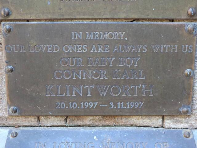 KLINTWORTH Connor Karl 1997-1997