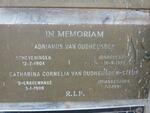 OUDHEUSDEN Adrianus, van 1904-1986 & Catharina Cornelia STEUR 1908-1995