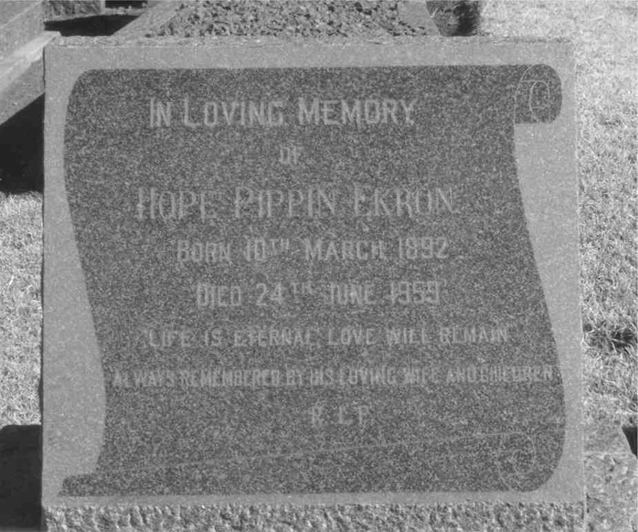 EKRON Hope Pippin 1892-1959