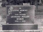 MISKIN Leonard Hulley 1886-1969