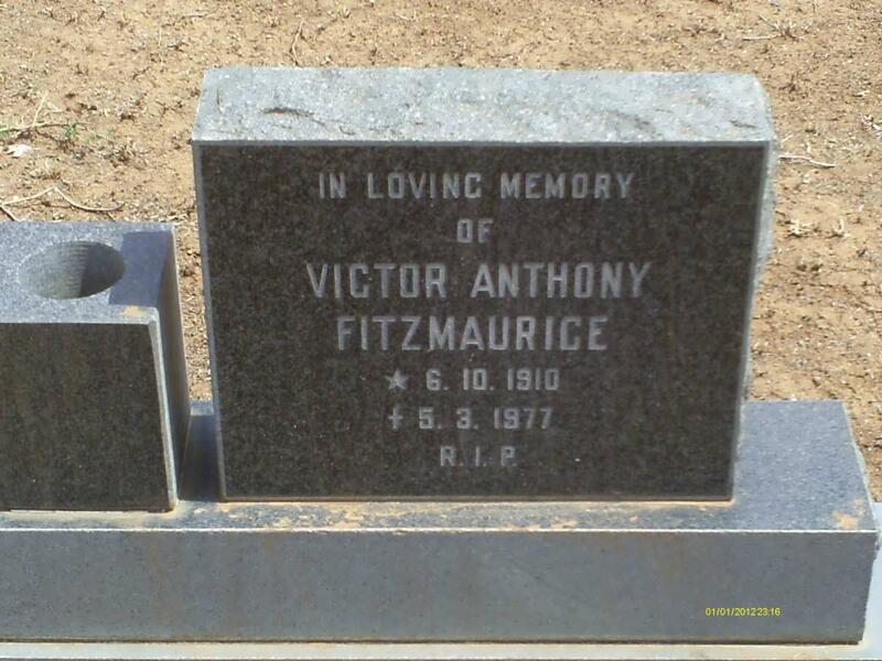 FITZMAURICE Victor Anthony 1910-1977