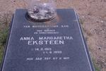 EKSTEEN Anna Margaretha 1913-1999