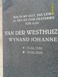 WESTHUIZEN Wynand Johannes, van der 1950-2009
