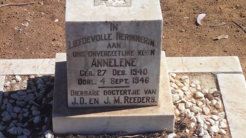 REEDERS Annelene 1940-1946