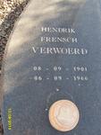 VERWOERD Hendrik Frensch 1901-1966