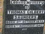 SAUNDERS Thomas Gilbert 1875-1945