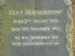 FEATHERSTONE Clive 1885-1967
