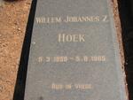 HOEK Willem Johannes Z. 1898-1965