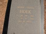 HOEK Marie Anna 1902-1982