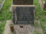 HERHOLDT Stephanus Philippus 1870-1961